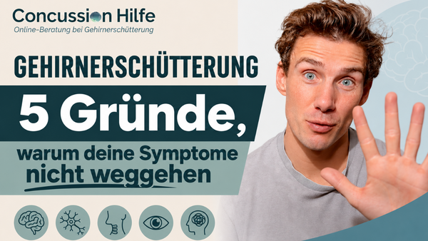Postkommotionelles Syndrom: 5 Gründe, warum deine Symptome nach einer Gehirnerschütterung anhalten