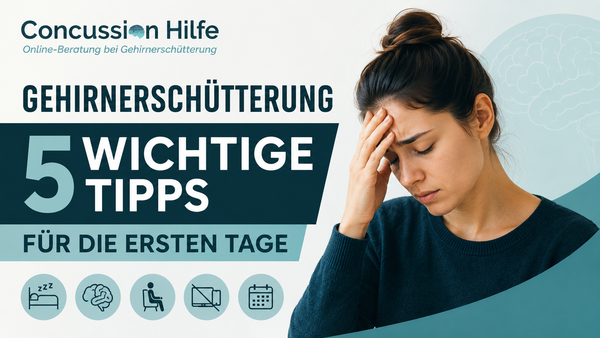 Gehirnerschütterung: Die wichtigsten Tipps für eine gute Erholung